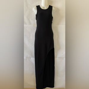 Superdown Sherry Ribbed Cutout Maxi Dress Size S Revolve Black Bodycon Event